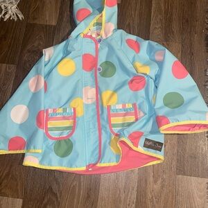 Matilda Jane Colorful Polka Dot Raincoat
